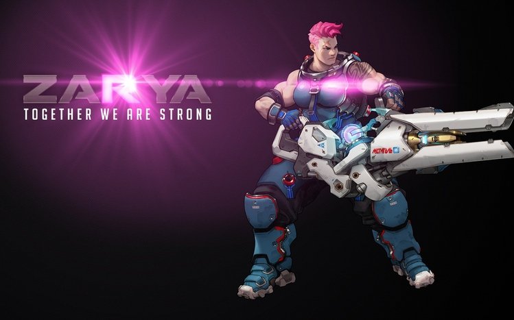 Zarya (Overwatch) Theme screenshot #4