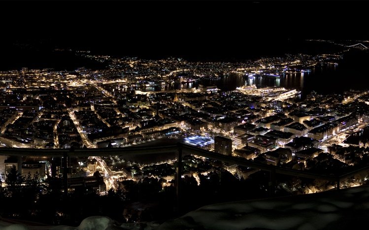 Cityscapes (Dual Monitor) Theme screenshot #1