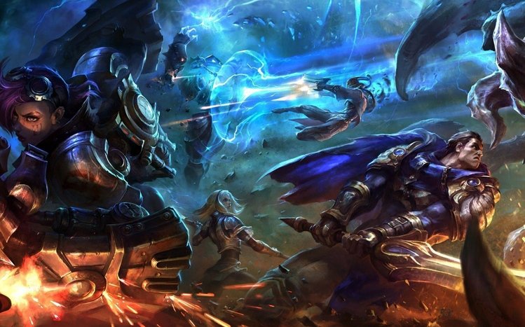 League Of Legends (Dual Monitor) Theme screenshot #1