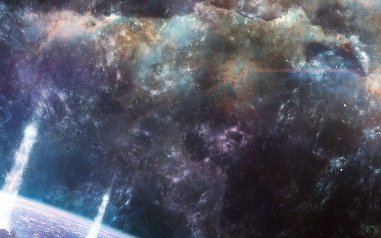 Space (Dual Monitor) Theme screenshot #17