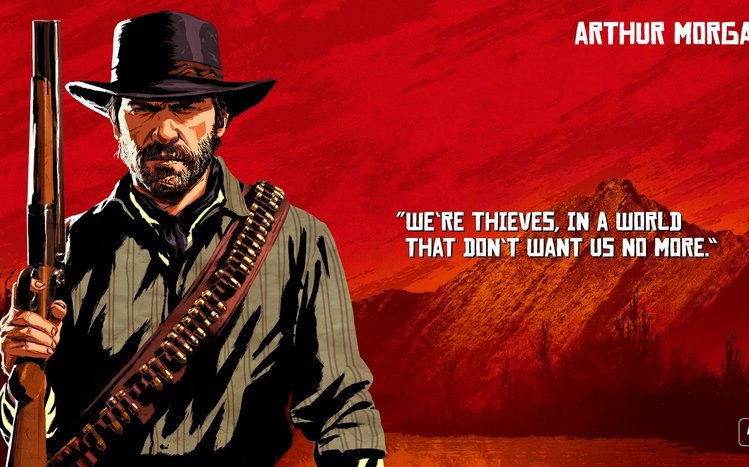 Red Dead Redemption 2 Art Theme screenshot #2