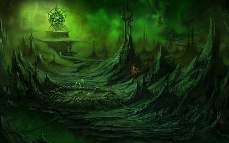 Dark Fantasy Landscape Theme screenshot #8