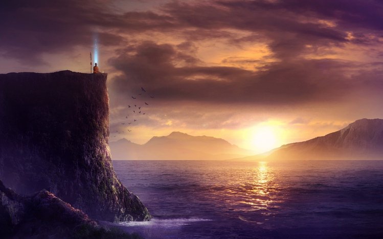 Dark Fantasy Landscape Theme screenshot #12