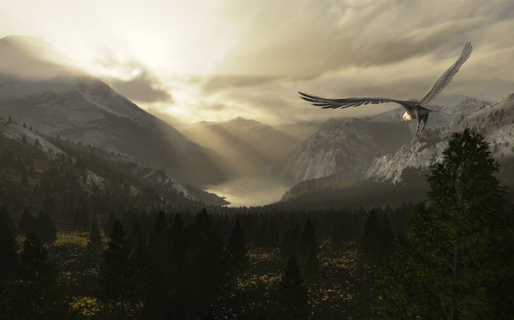 Dark Fantasy Landscape Theme screenshot #13