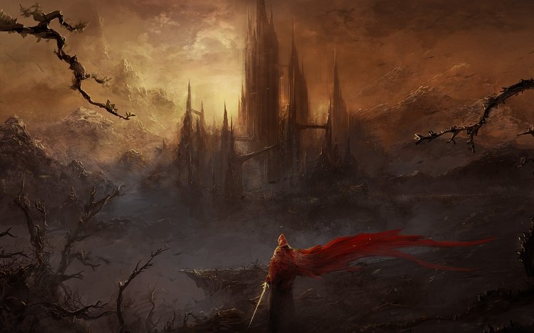 Dark Fantasy Landscape Theme screenshot #11