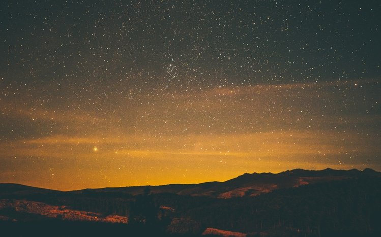 Starry Night Sky Theme screenshot #14