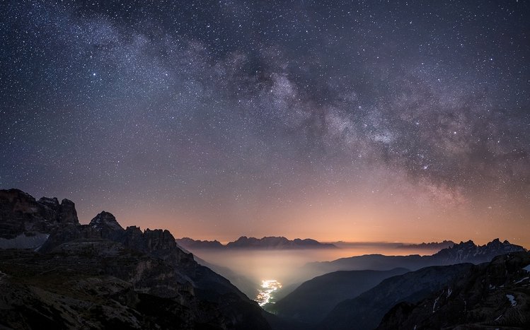 Starry Night Sky Theme screenshot #3