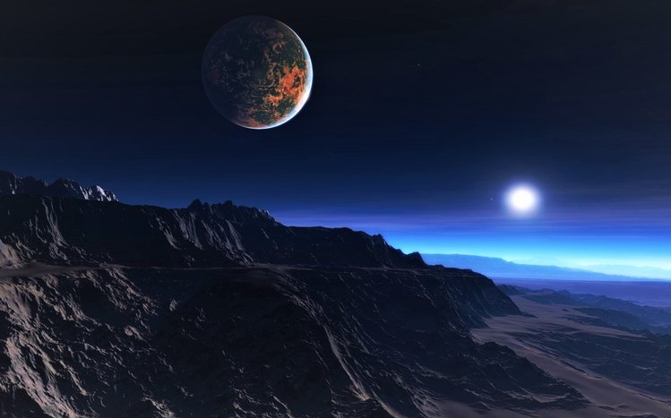 Starry Night Sky Theme screenshot #6