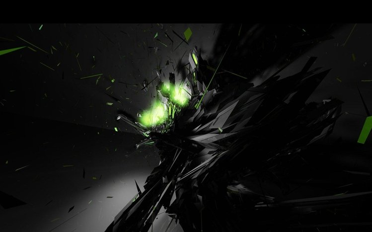 Dark Abstract Theme screenshot #14