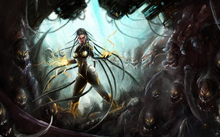 Sarah Kerrigan Theme screenshot #4