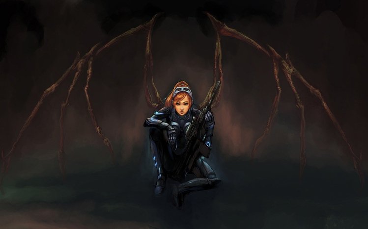 Sarah Kerrigan Theme screenshot #1
