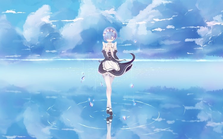 Rem (Re:Zero) Theme screenshot #1