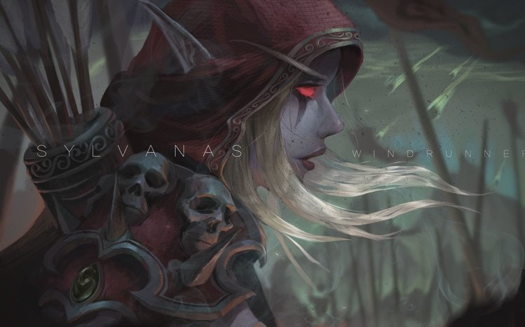 Sylvanas Windrunner Theme screenshot #8