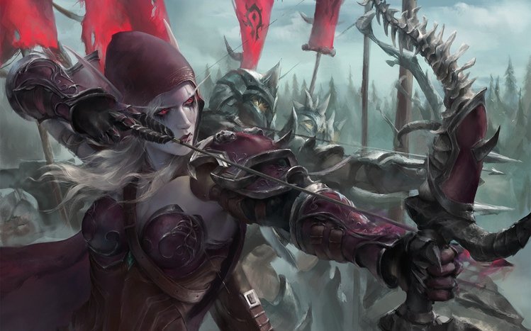 Sylvanas Windrunner Theme screenshot #10