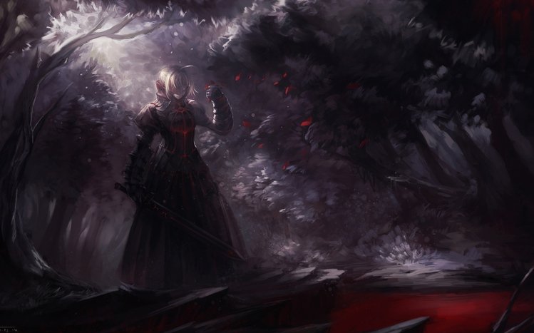 Saber (Fate/stay night) Theme screenshot #11