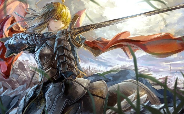 Saber (Fate/stay night) Theme screenshot #7
