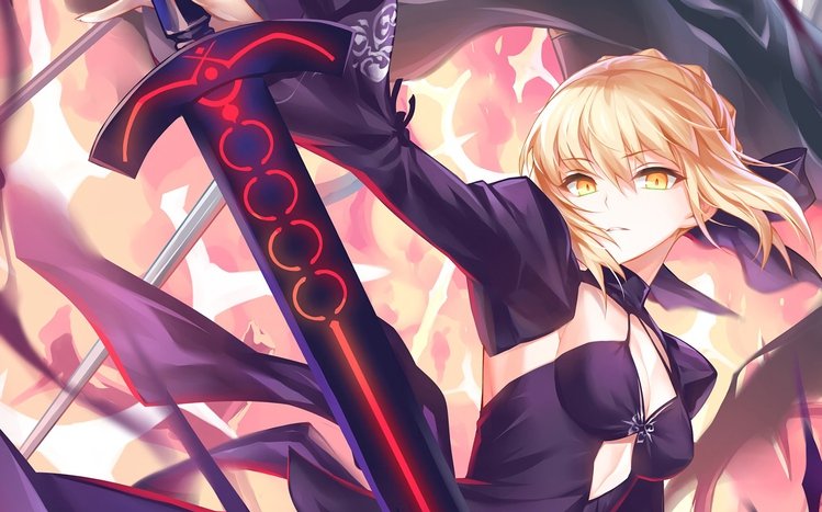 Saber (Fate/stay night) Theme screenshot #4
