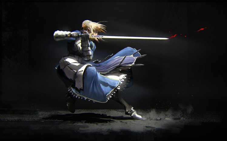 Saber (Fate/stay night) Theme screenshot #16