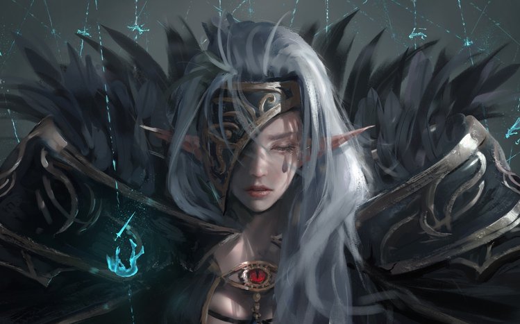 Dark Elf Theme screenshot #12