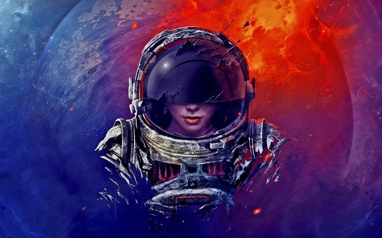 Astronaut Theme screenshot #3