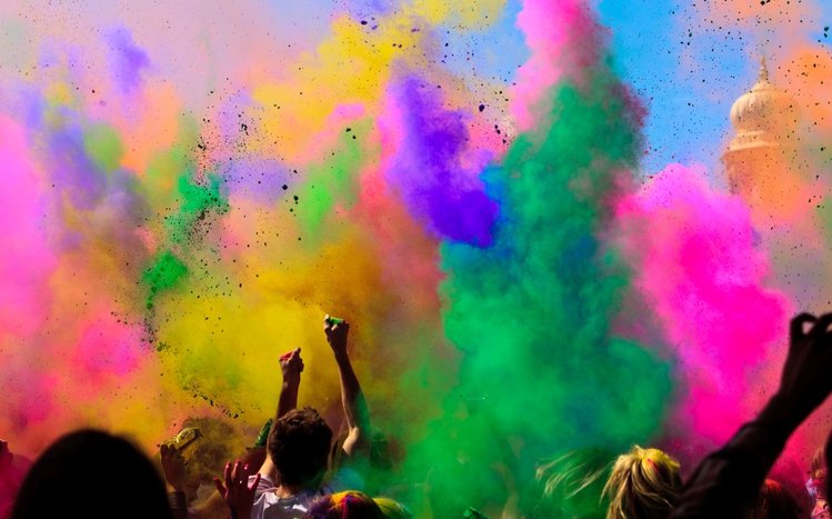 Holi Theme screenshot #13