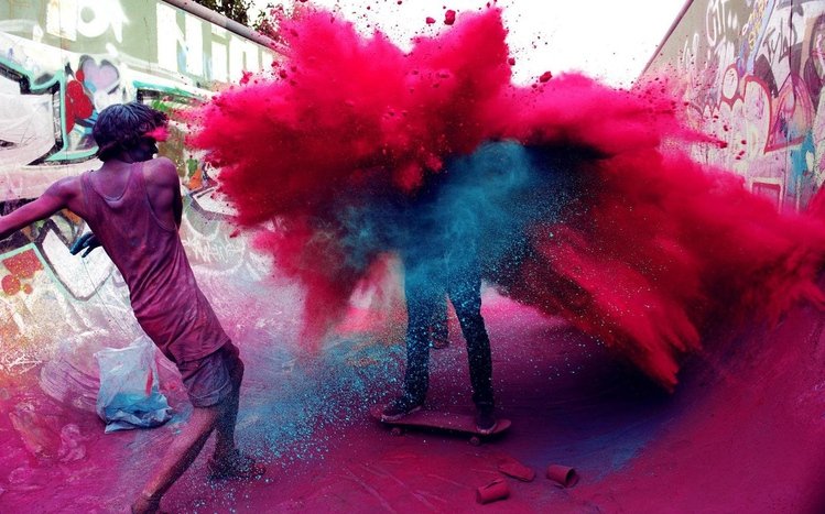 Holi Theme screenshot #6