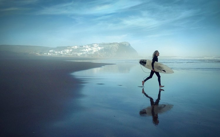 Surfing Girls Theme screenshot #22