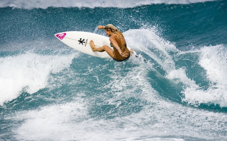 Surfing Girls Theme screenshot #21