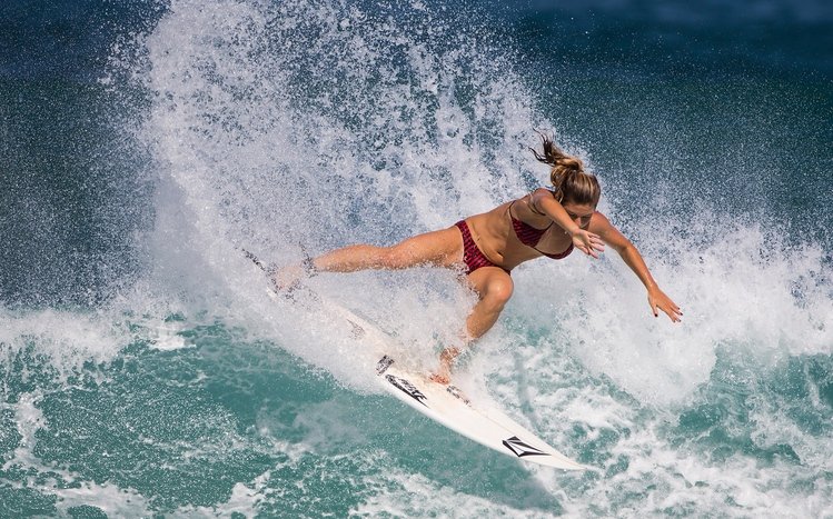 Surfing Girls Theme screenshot #10