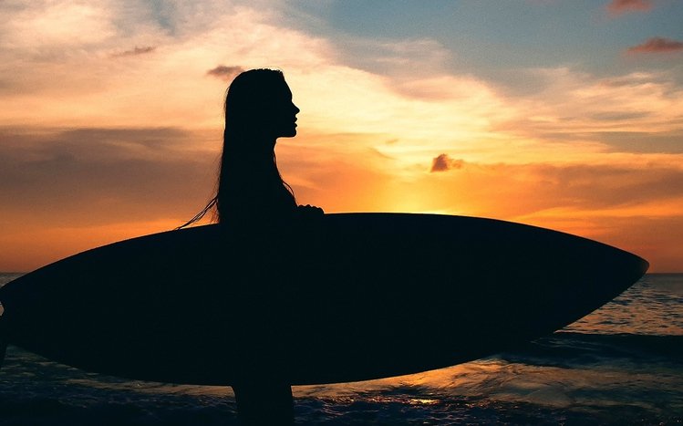 Surfing Girls Theme screenshot #27