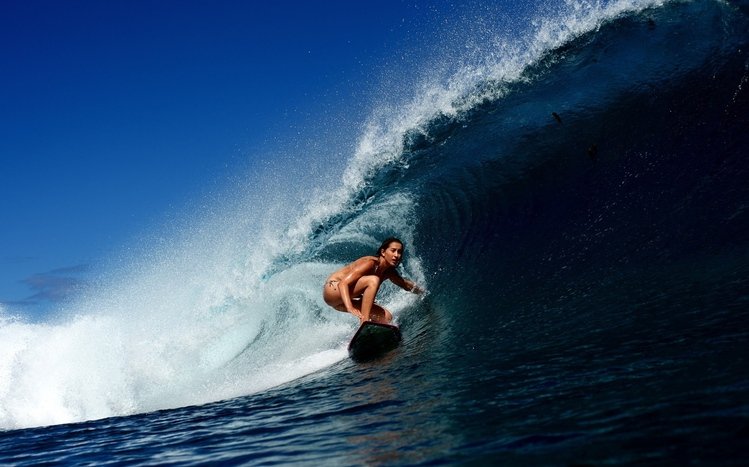 Surfing Girls Theme screenshot #26