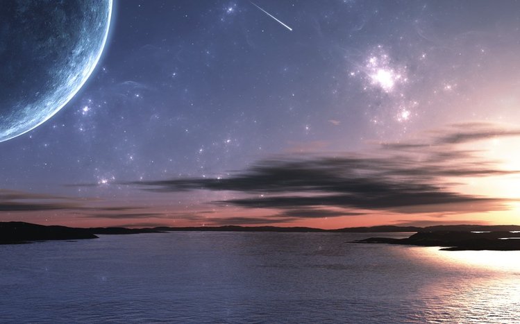 Sci Fi Landscapes Theme screenshot #3