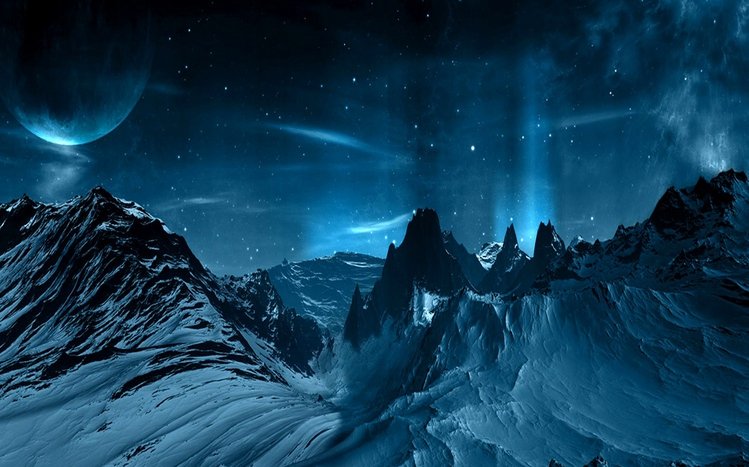 Sci Fi Landscapes Theme screenshot #4