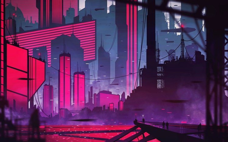 Futuristic City Theme screenshot #9