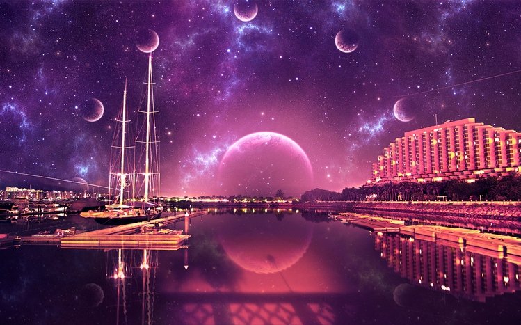 Futuristic City Theme screenshot #13