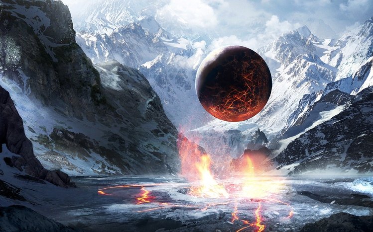 Planetary Collision Theme screenshot #7