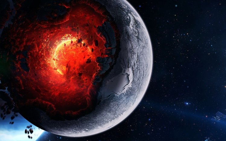 Planetary Collision Theme screenshot #10