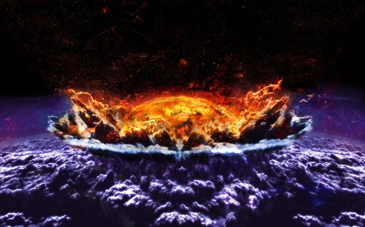 Planetary Collision Theme screenshot #8