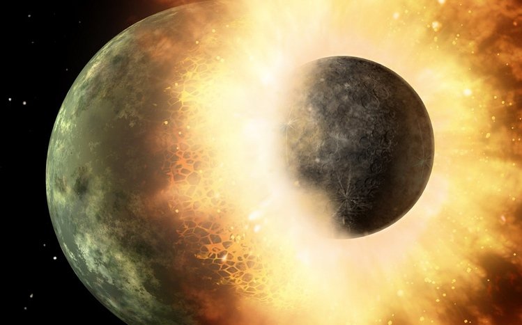 Planetary Collision Theme screenshot #3