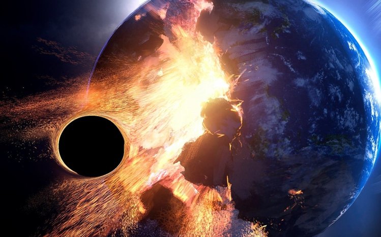 Planetary Collision Theme screenshot #11