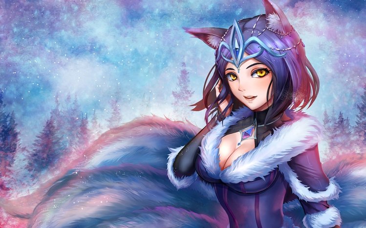 Ahri (LOL) Theme screenshot #5