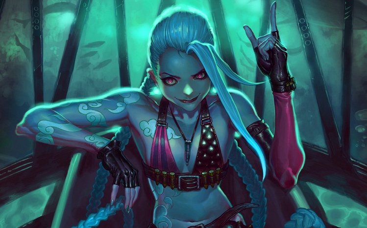 Jinx (LOL) Theme screenshot #2