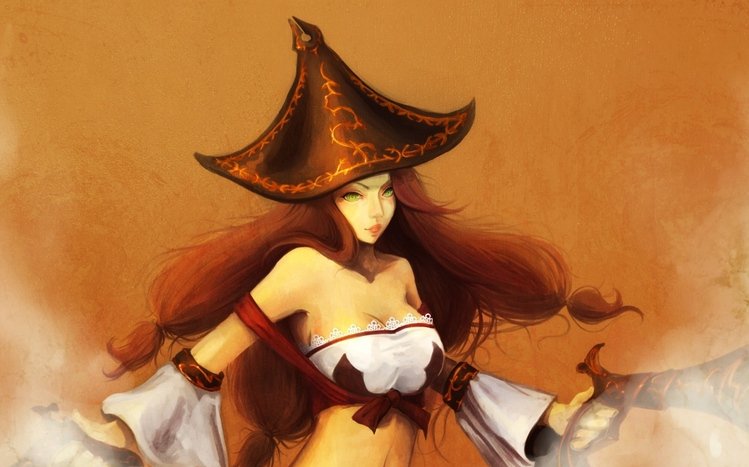 Miss Fortune (LoL) Theme screenshot #1