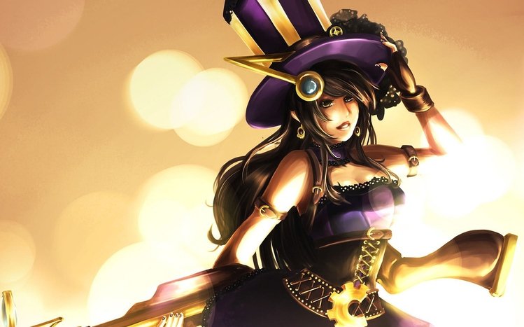 Caitlyn (LOL) Theme screenshot #2