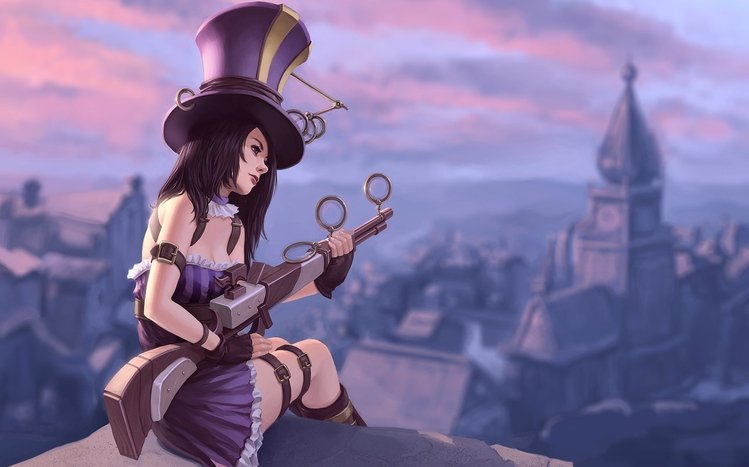 Caitlyn (LOL) Theme screenshot #13