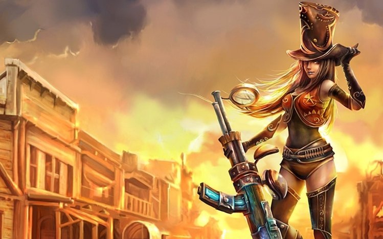 Caitlyn (LOL) Theme screenshot #3