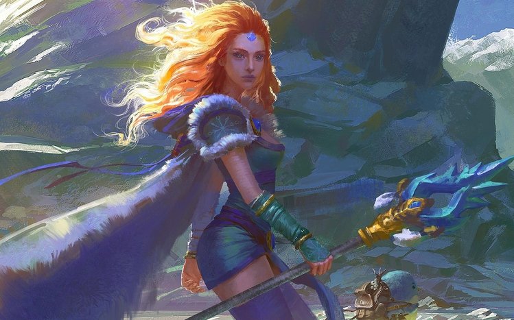 Crystal Maiden (DotA 2) Theme screenshot #2