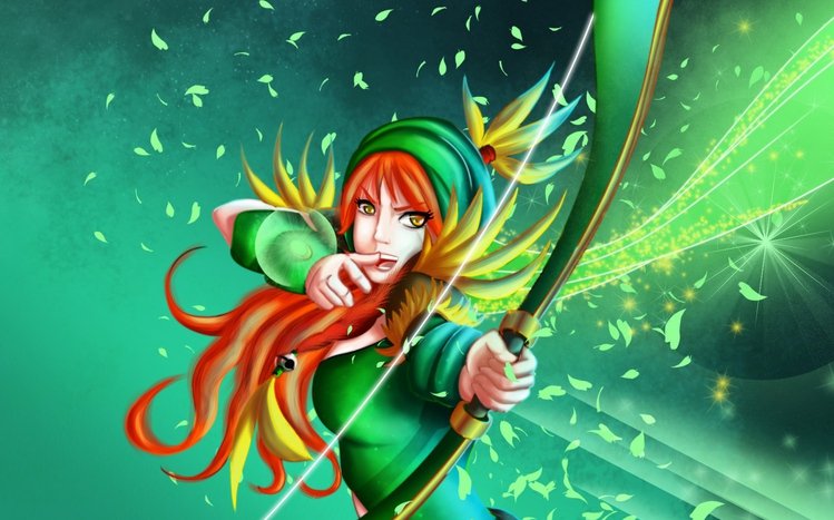 Windranger (DotA 2)  Theme screenshot #5
