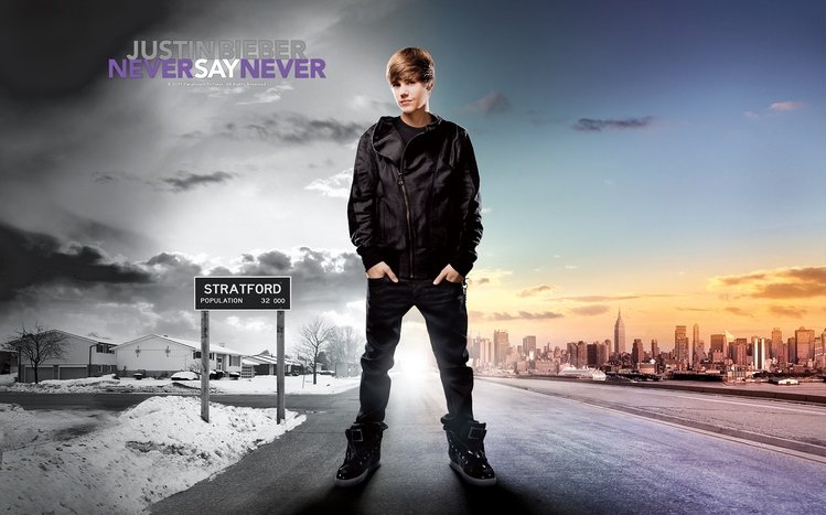 Justin Bieber: Never Say Never Theme screenshot #2