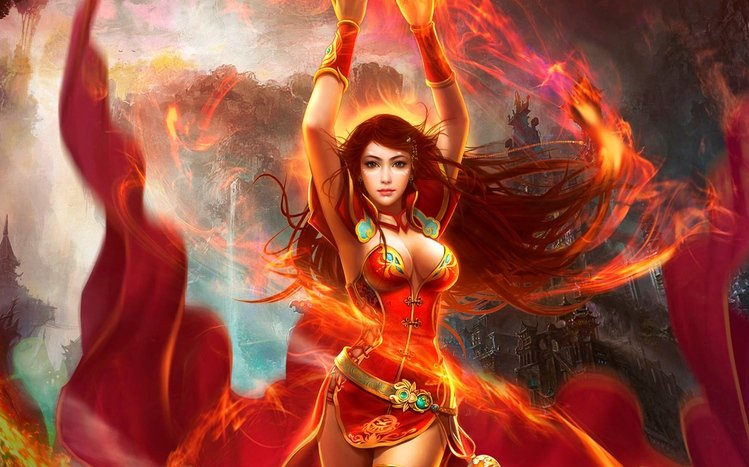 Lina (DotA 2) Theme screenshot #4